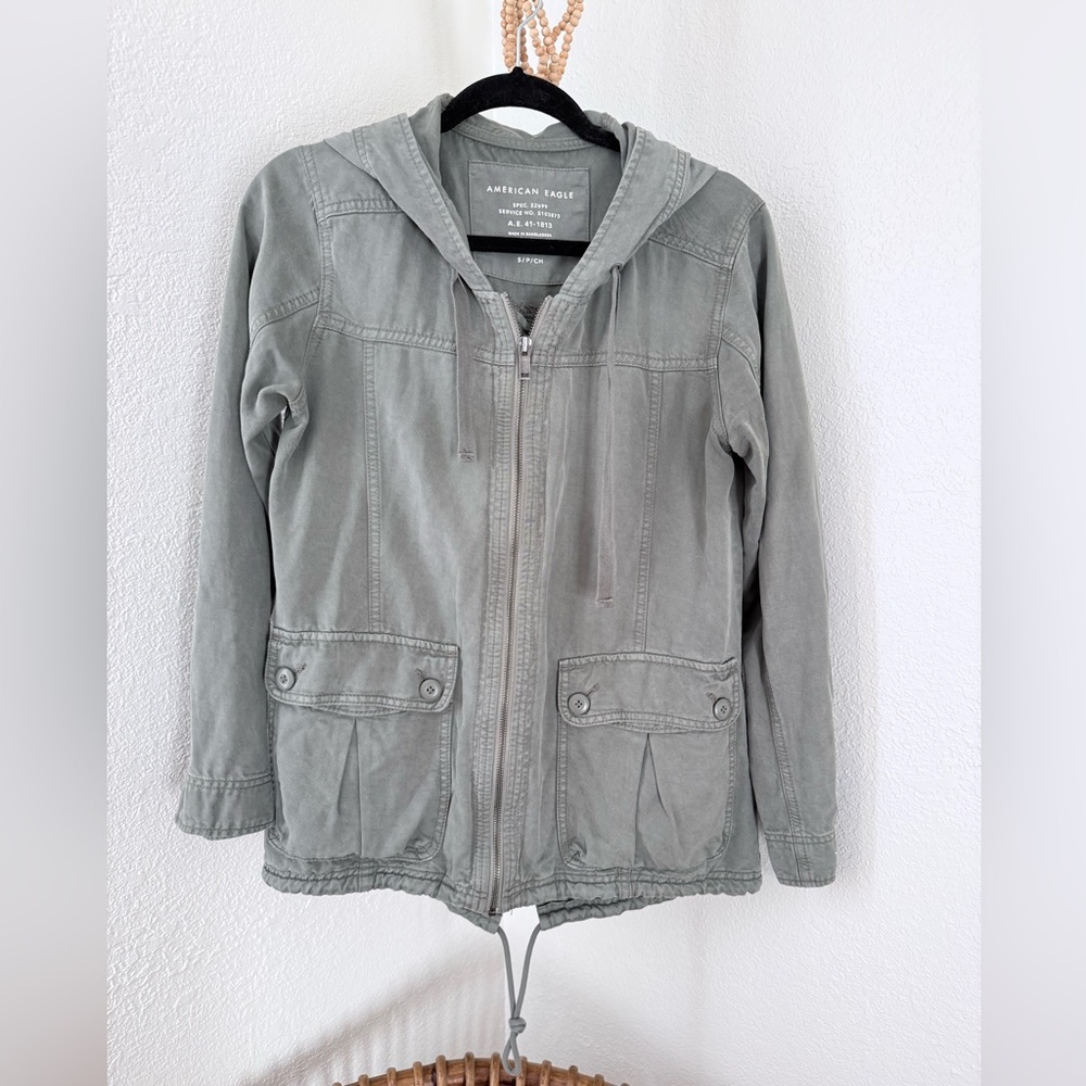 American Eagle Safari Utility Hooded Jacket
